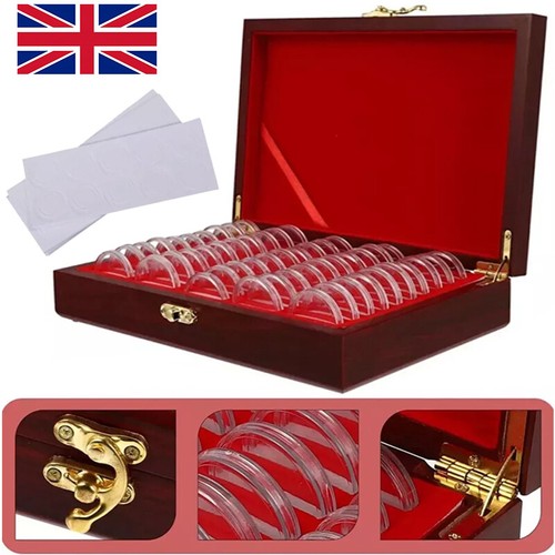 Wooden coins display - wooden, storage