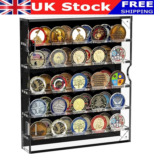 Challenge coin display - coin, rows