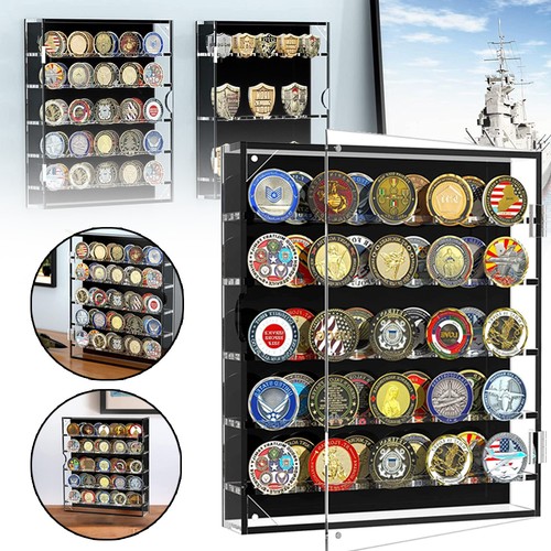 Challenge coin display case - display,