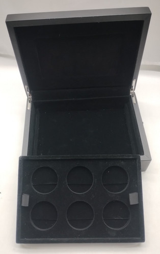 Coin presentation box - presentation, black