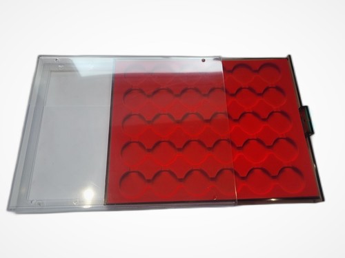 Coin display tray box - tray, with