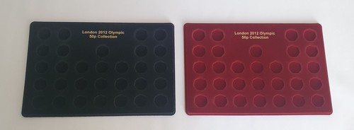 50p multicolour coin tray - 50p,