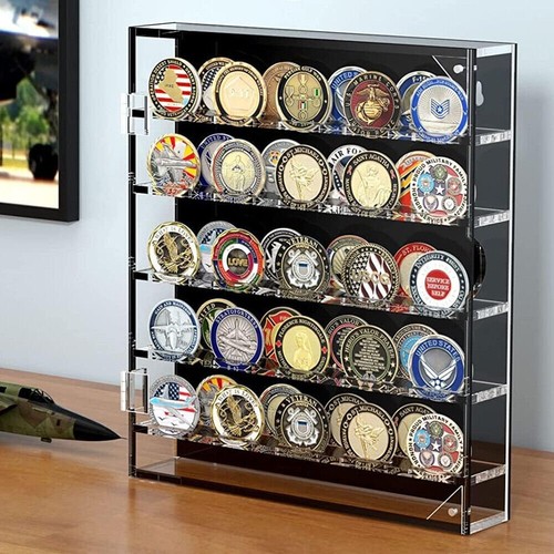 Challenge coin display - challenge, rows