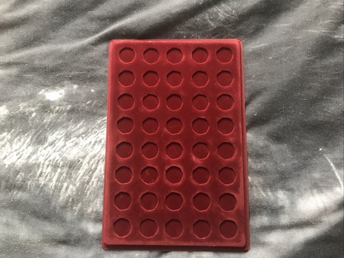50p coin display case - display, tray