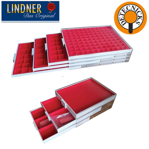 Lindner coin artefacts trays - lindner, /