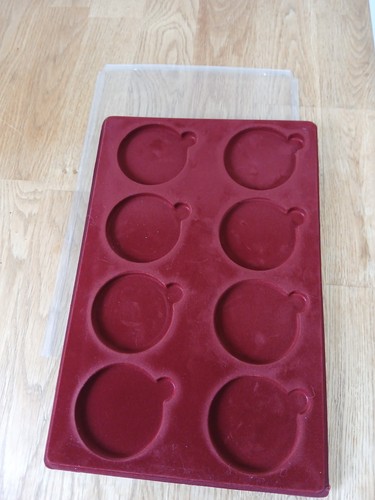 Coin tray red collection - tray,