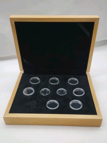 Coin presentation box storage - box,